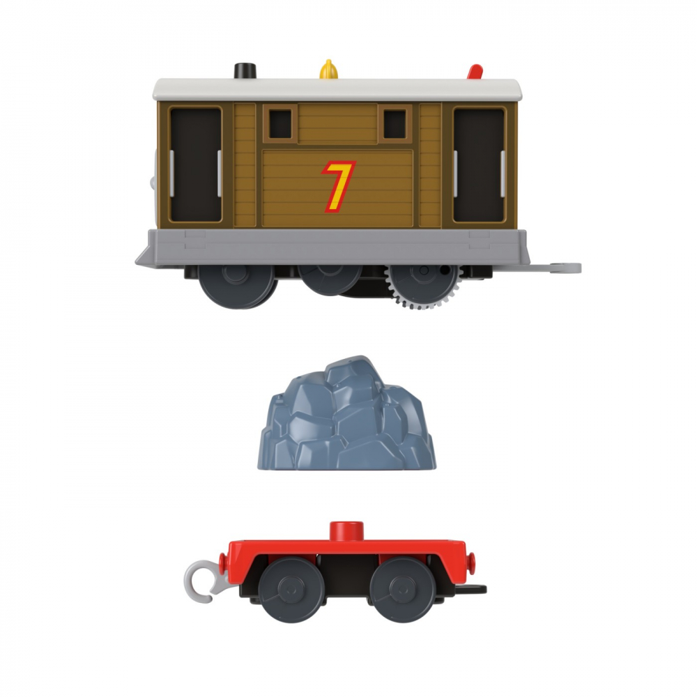 THOMAS LOCOMOTIVA MOTORIZATA TOBY CU VAGON [9]
