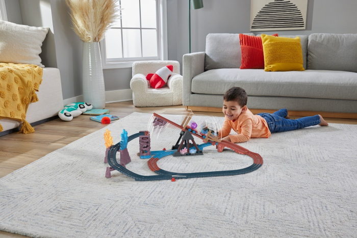 Thomas Set de Joaca Crystal Caves Adventure cu Locomotiva Motorizata Thomas  [3]