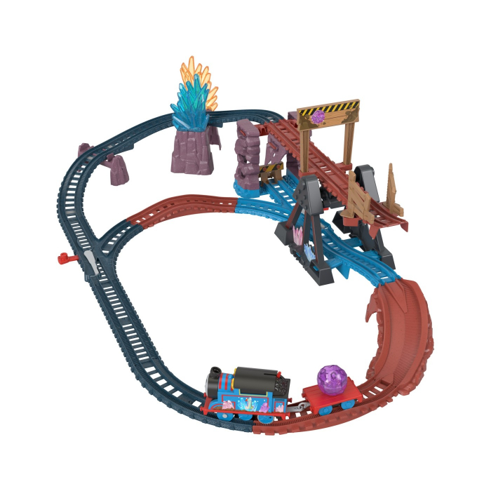 Thomas Set de Joaca Crystal Caves Adventure cu Locomotiva Motorizata Thomas  [4]