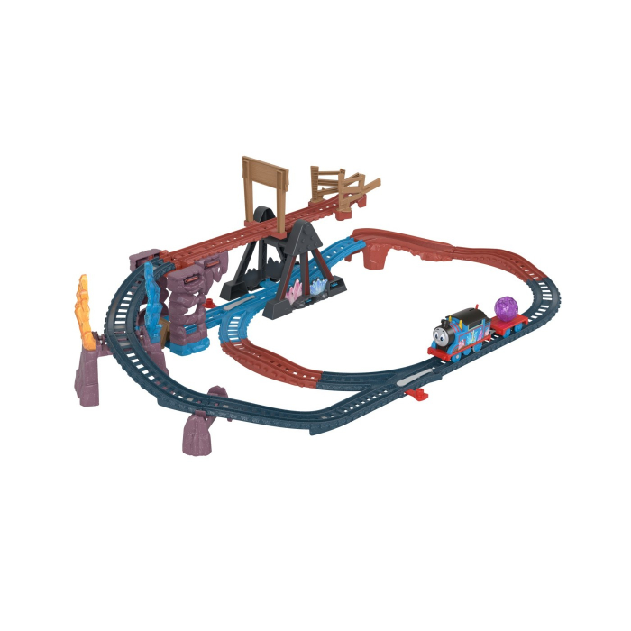Thomas Set de Joaca Crystal Caves Adventure cu Locomotiva Motorizata Thomas  [2]