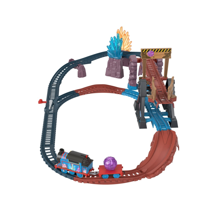 Thomas Set de Joaca Crystal Caves Adventure cu Locomotiva Motorizata Thomas  [5]