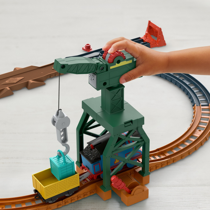 Thomas Set de Joaca cu Locomotiva Cranky Motorizata [9]