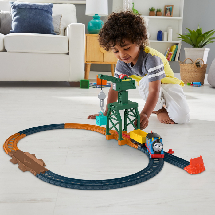 Thomas Set de Joaca cu Locomotiva Cranky Motorizata [3]