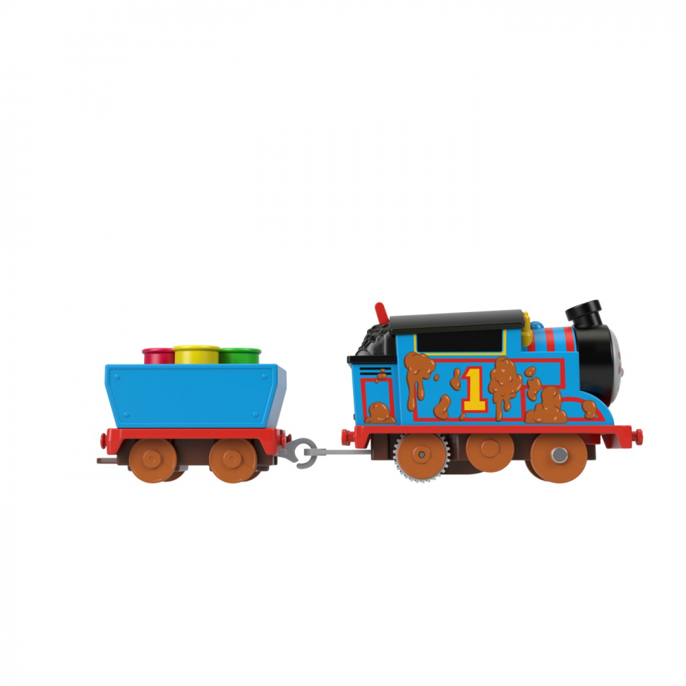 Thomas Set De Joaca Cu Locomotiva Muddy Motorizata Si Accesorii [9]