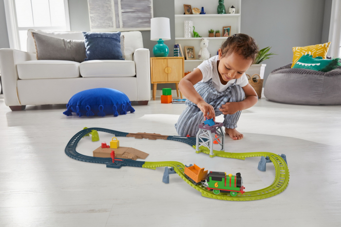 Thomas Set de Joaca cu Locomotiva Percy Motorizata  [3]