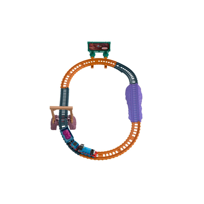 Thomas set de joaca cu locomotiva push along gordon si accesorii [6]