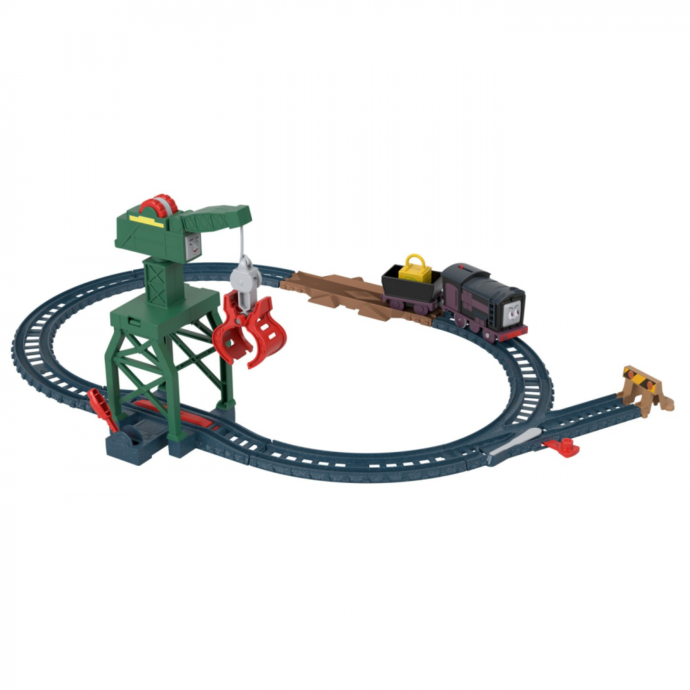 Thomas Set De Joaca Cu Locomotive Diesel Si Cranky Motorizate Si Accesorii [2]