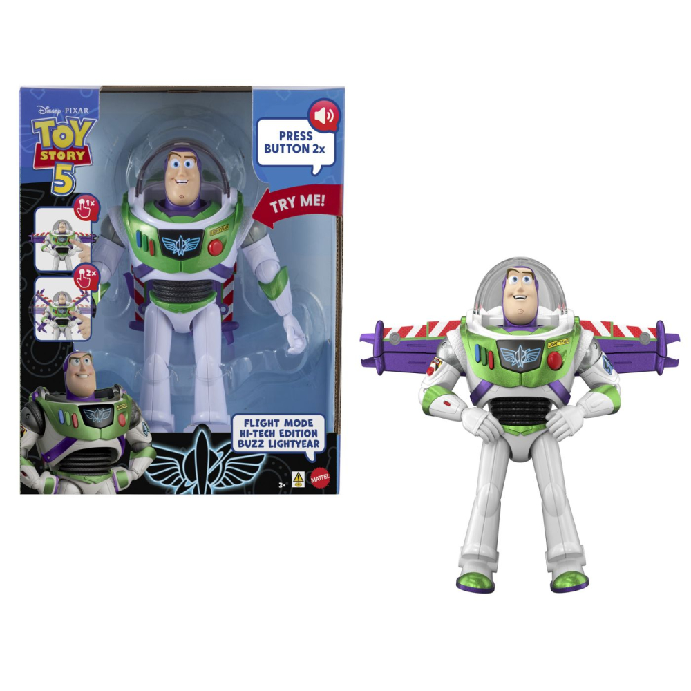 TOY STORY 5 FIGURINA BUZZ LIGHTYEAR ARTICULATA CU SUNETE 30CM [4]
