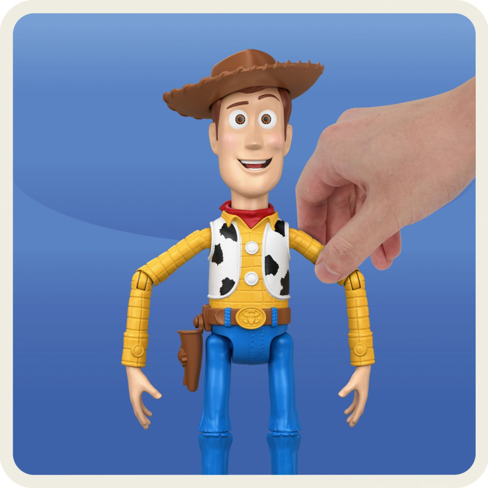 TOY STORY 5 FIGURINA WOODY ARTICULATA CU SUNETE 30CM [12]