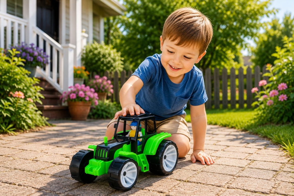 TRACTOR BAMS 0 NEGRU VERDE [4]