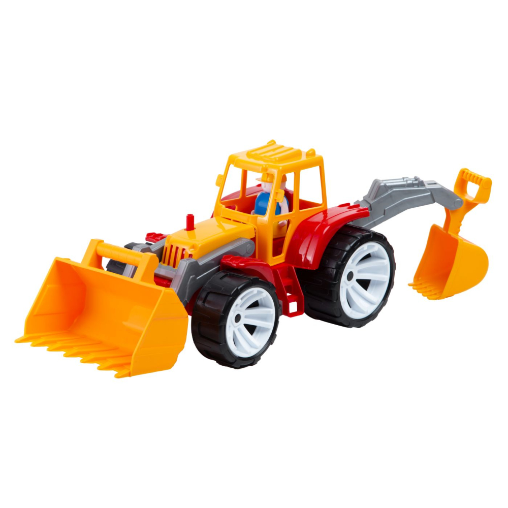 TRACTOR BAMS 2 CU 2 CUPE PORTOCALIU ROSU [2]