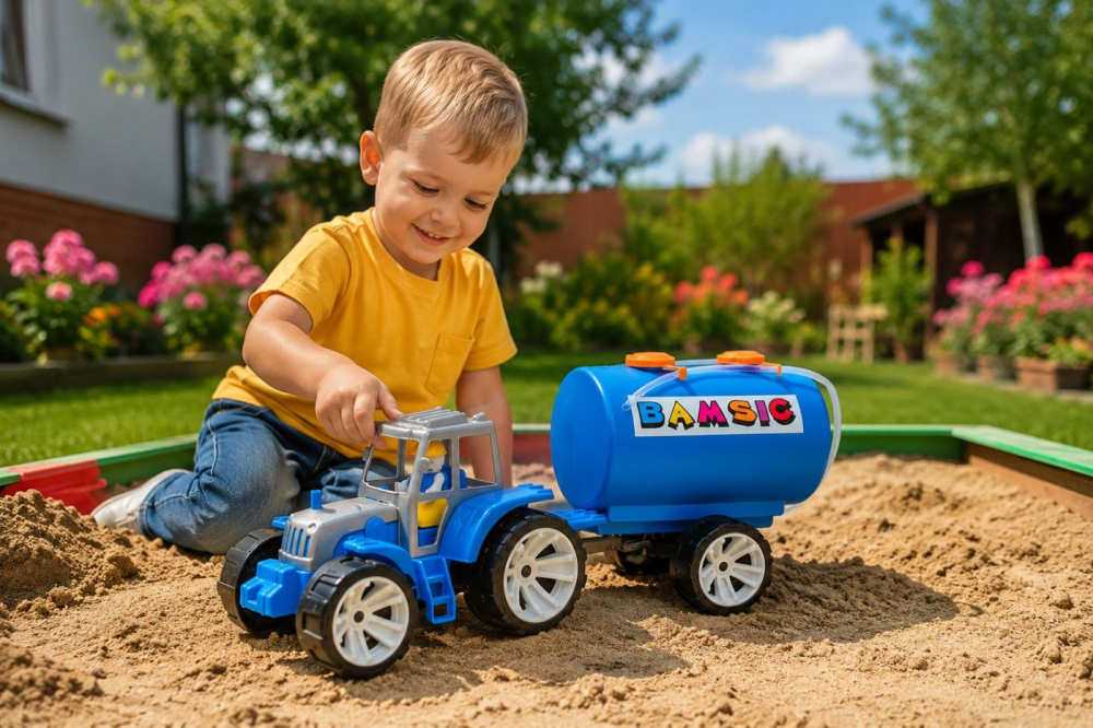 TRACTOR CU CISTERNA ALBASTRI GRI [4]