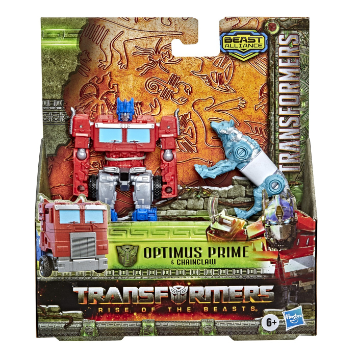 Transformers 7 beast alliance set 2 figurine optimus prime si chainclaw [1]