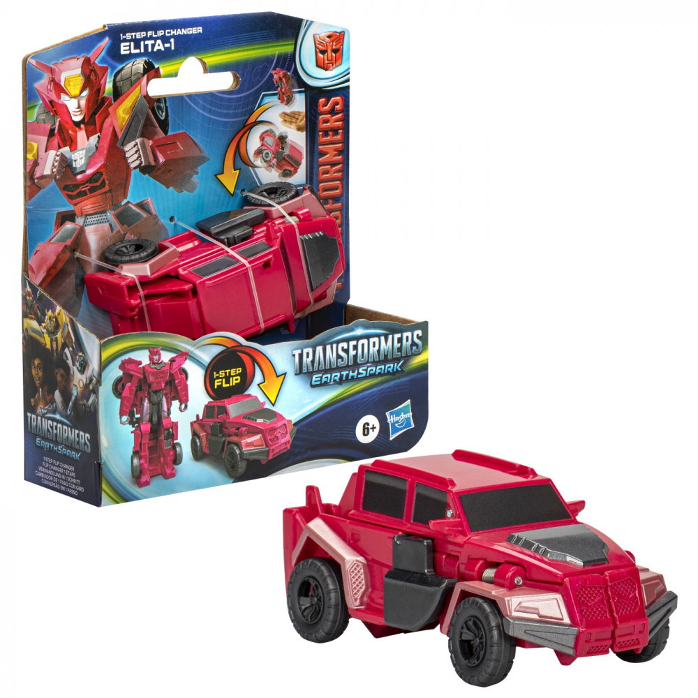 TRANSFORMERS 7 EARTHSPARK FIGURINA TRANSFORMABILA ELITA-1 6CM [4]