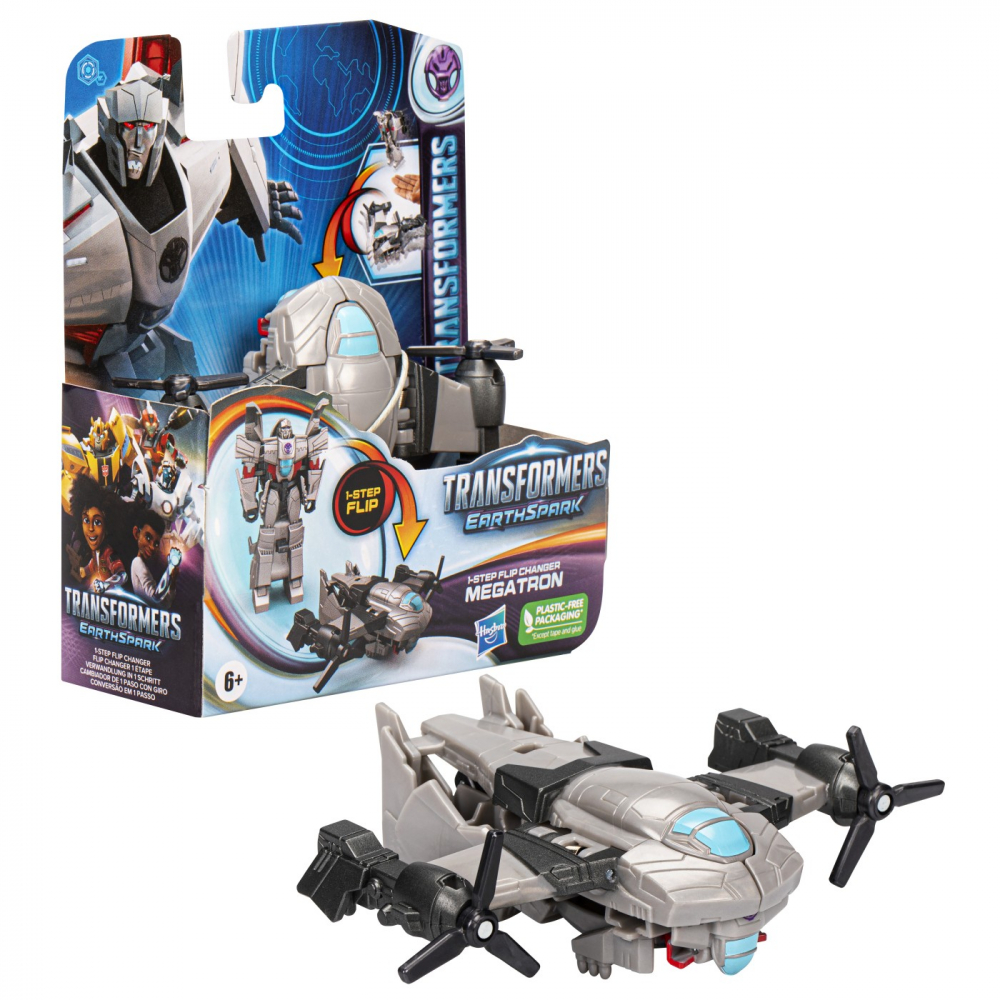 TRANSFORMERS 7 EARTHSPARK FIGURINA TRANSFORMABILA MEGA TRON 6CM [4]