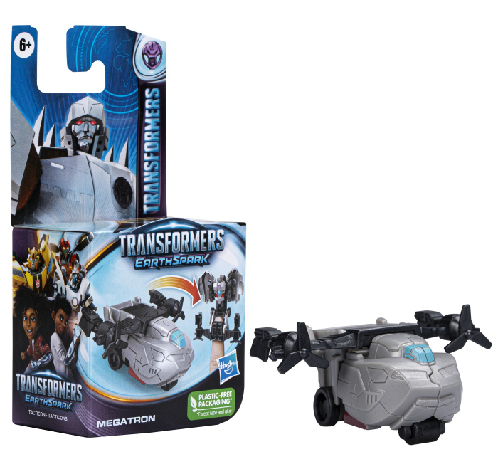 Transformers 7 - Earthspark Tacticon - Figurina Transformabilă Megatron 6.5cm [4]
