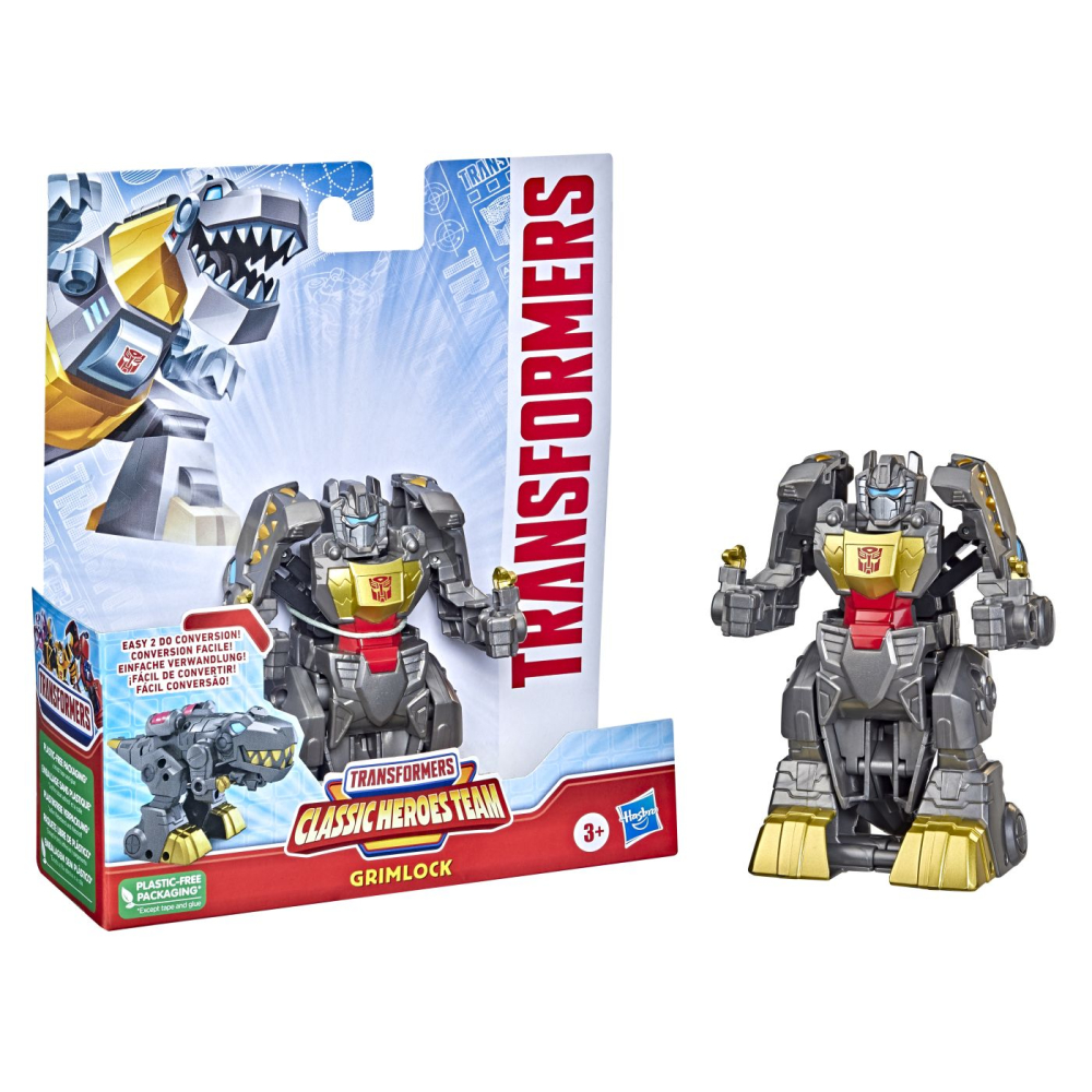 TRANSFORMERS CLASSIC HEROES TEAM ROBOT GRIMLOCK TRANSFORMABIL [9]