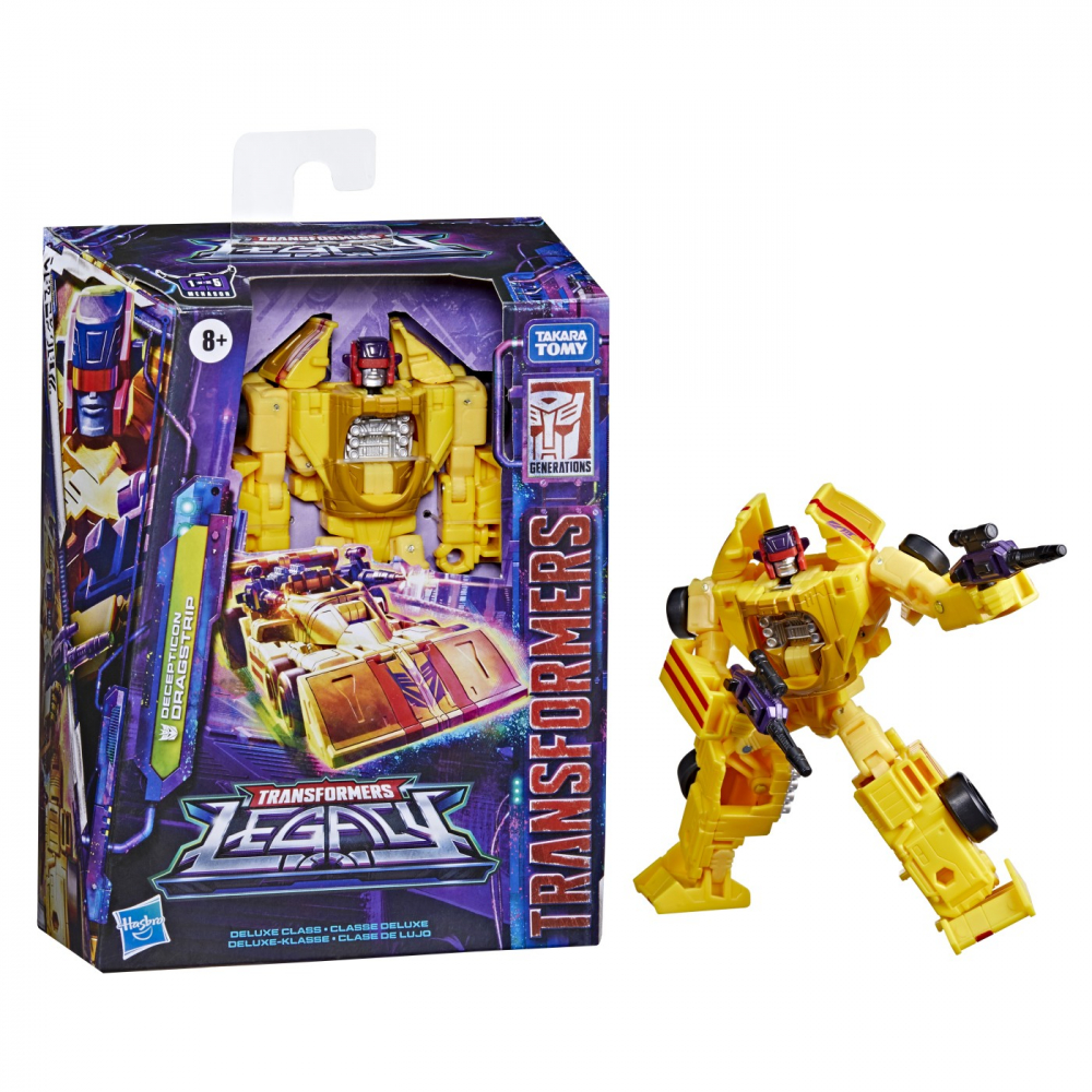 TRANSFORMERS GENERATION LEGACY DELUXE FIGURINA DECEPTICON DRAGSTRIP 22CM [6]