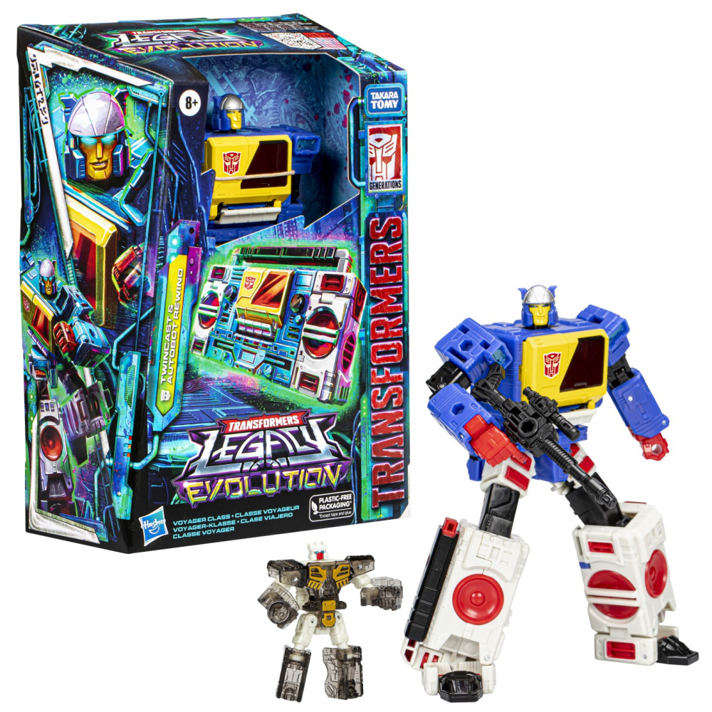 Transformers Legacy Evolution Figurina Twincast Autobot Rewind 17Cm [4]