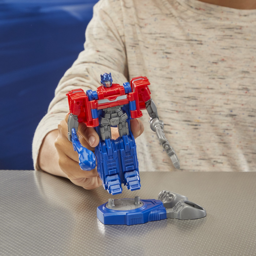 TRANSFORMERS ONE SET 2 FIGURINE OPTIMUS PRIME SI MEGATRON [6]