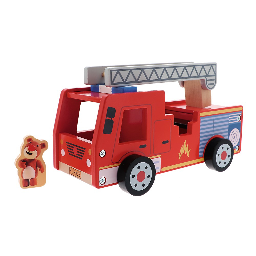 TREFL BABIES AND THE BEAR JUCARIE DIN LEMN MASINA DE POMPIERI [2]
