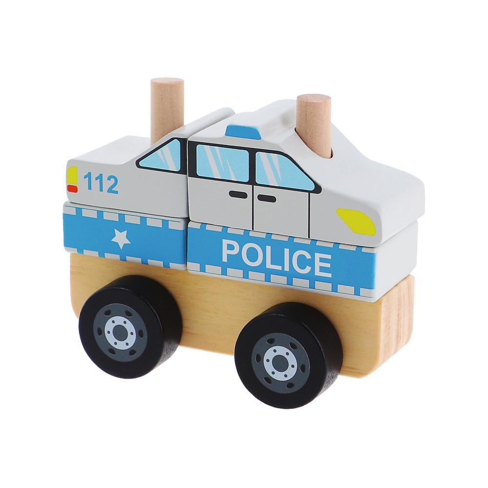 TREFL JUCARIE DE LEMN MASINA DE POLITIE [2]