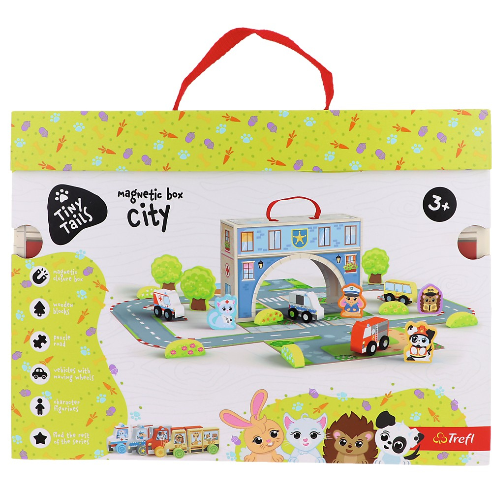 TREFL TINY TAILS PUZZLE DIN LEMN IN CUTIE MAGNETICA [3]