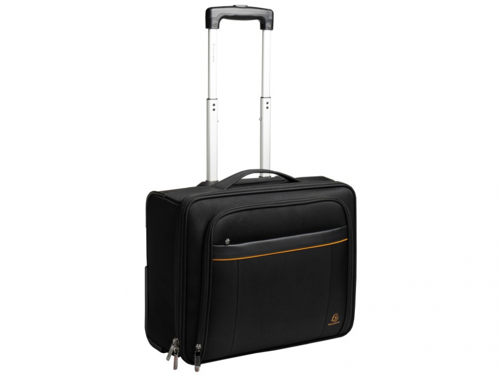 Troler compact cu 4 roți laptop 15,6" Exactive Exatrolley Exacompta 18334E, negru [4]