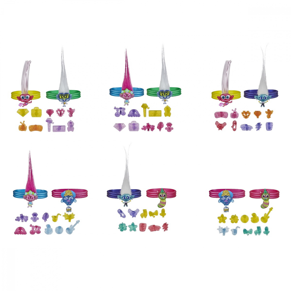 TROLLS SET 2 FIGURINE MICII DANSATORI [4]