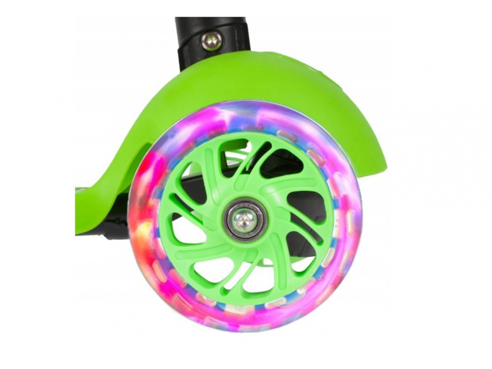 TROTINETA MALPLAY BUBURUZA TIP SCOOTER CU 3 ROTI VERDE [2]