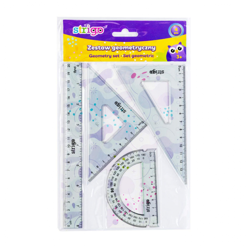 Trusa Geometrie Strigo,4 piese