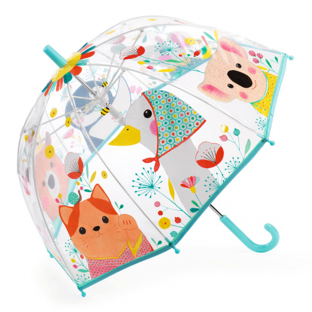 Umbrela pentru copii cu ilustratii mari animale,68x70 cm