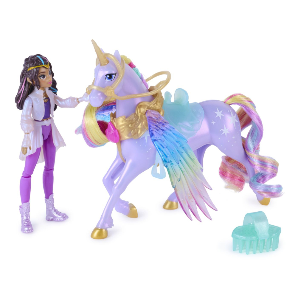 UNICORN ACADEMY SET MAGIA ARIPILOR CU PAPUSA SOPHIA SI UNICORNUL WILDSTAR CU ACCESORII [4]