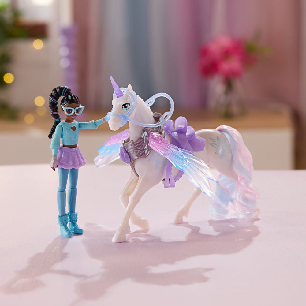 UNICORN ACADEMY SET MAGIA ARIPILOR PAPUSA LAYLA SI UNICORNUL GLACIER [4]