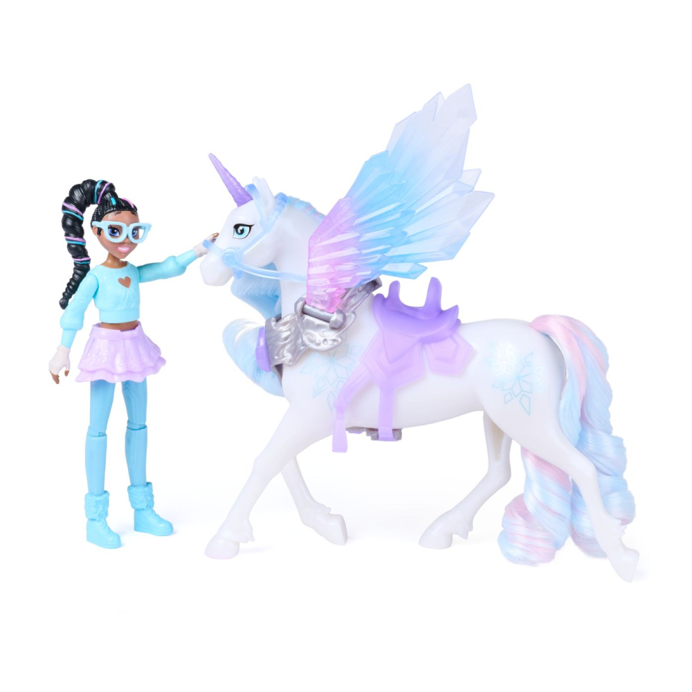 UNICORN ACADEMY SET MAGIA ARIPILOR PAPUSA LAYLA SI UNICORNUL GLACIER [5]