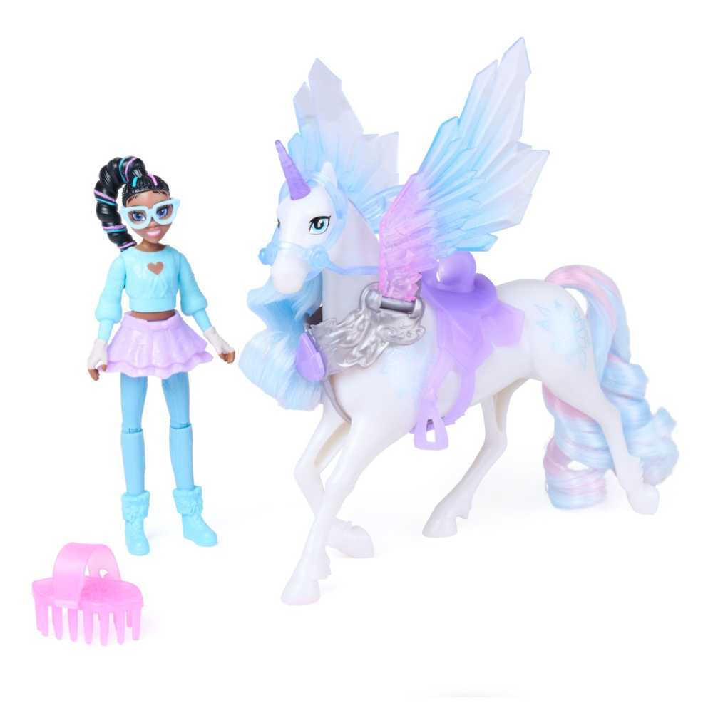 UNICORN ACADEMY SET MAGIA ARIPILOR PAPUSA LAYLA SI UNICORNUL GLACIER [2]