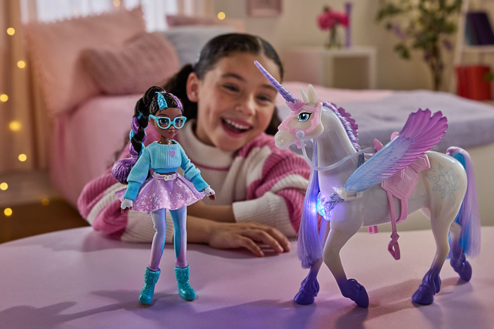 UNICORN ACADEMY SET MAGIA PIETRELOR PRETIOASE PAPUSA LAYLA SI UNICORNUL GLACIER [5]
