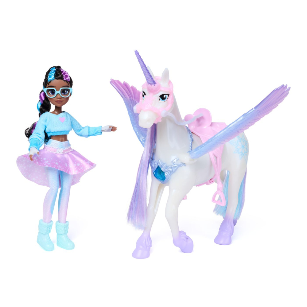 UNICORN ACADEMY SET MAGIA PIETRELOR PRETIOASE PAPUSA LAYLA SI UNICORNUL GLACIER [8]