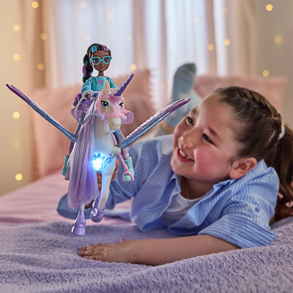 UNICORN ACADEMY SET MAGIA PIETRELOR PRETIOASE PAPUSA LAYLA SI UNICORNUL GLACIER [6]