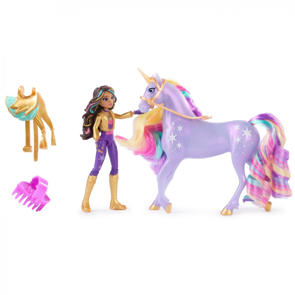 UNICORN ACADEMY SET SOPHIA SI WILDSTAR CU ACCESORII DE CALARIE [2]