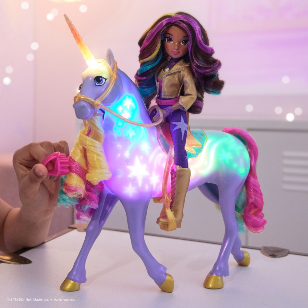 UNICORN ACADEMY SET SOPHIA SI WILDSTAR LUMINA DE CURCUBEU [5]