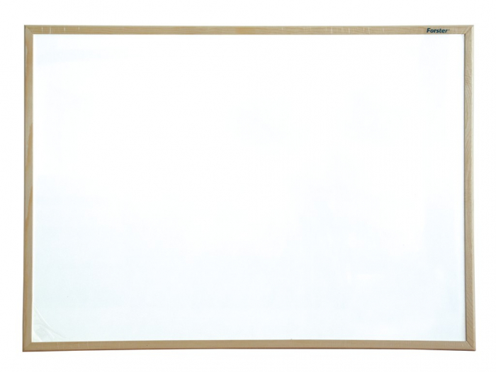 Whiteboard magnetic cu rama din lemn,60 x 40 cm