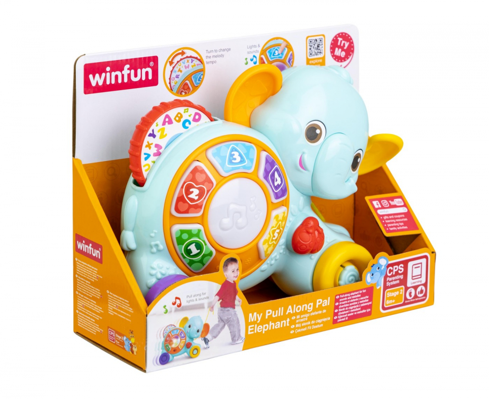 WINFUN JUCARIE DE TRAS ELEFANT CU SUNETE SI LUMINI [3]