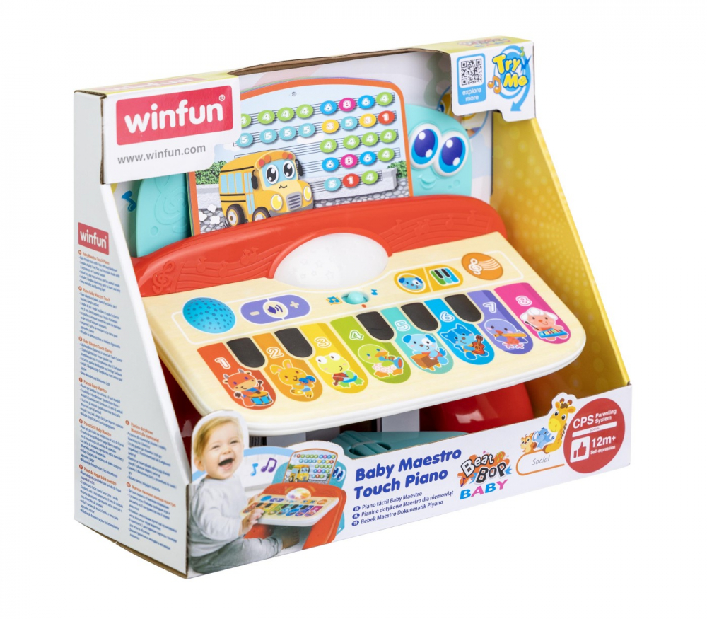 WINFUN PIAN CU SUNETE SI LUMINI CU 8 TASTE [3]