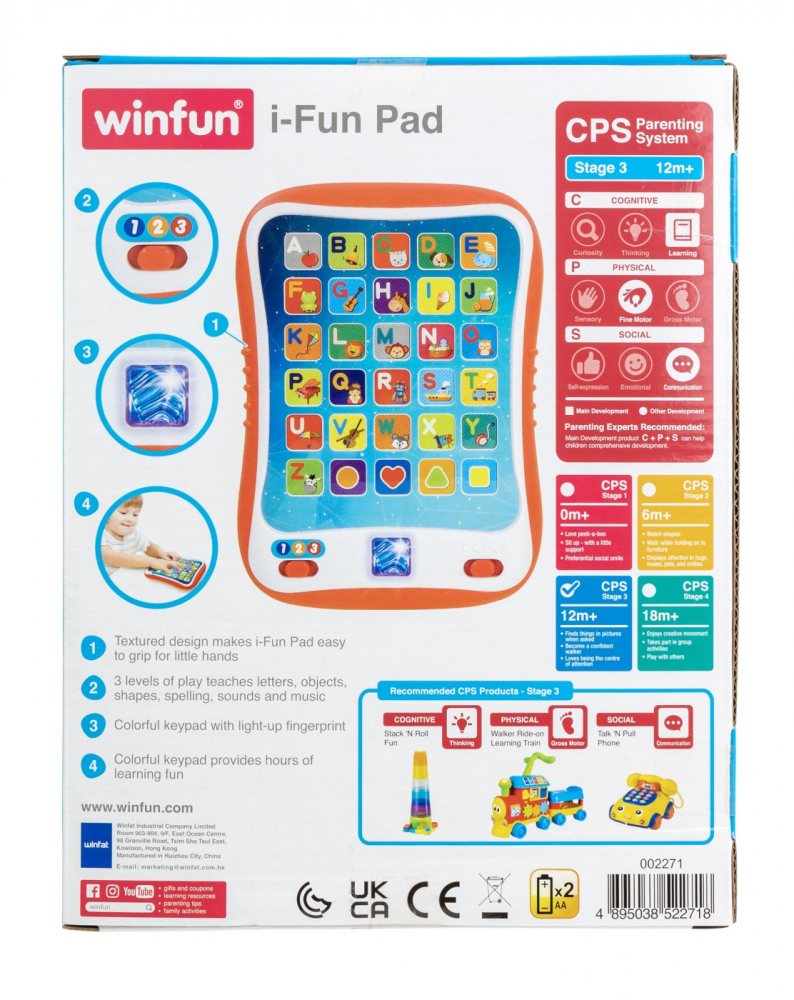WINFUN TABLETA EDUCATIVA INTERACTIVA [4]