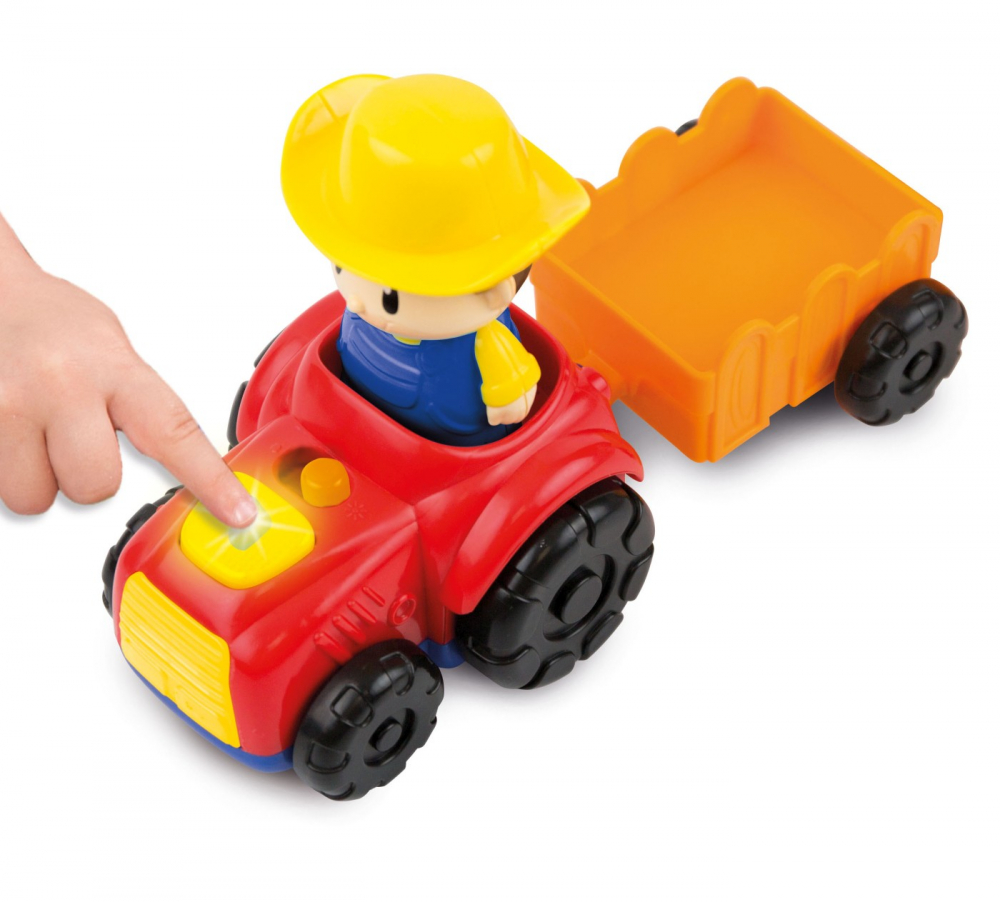 WINFUN TRACTORAS CU REMORCA SI FIGURINA FERMIER [3]