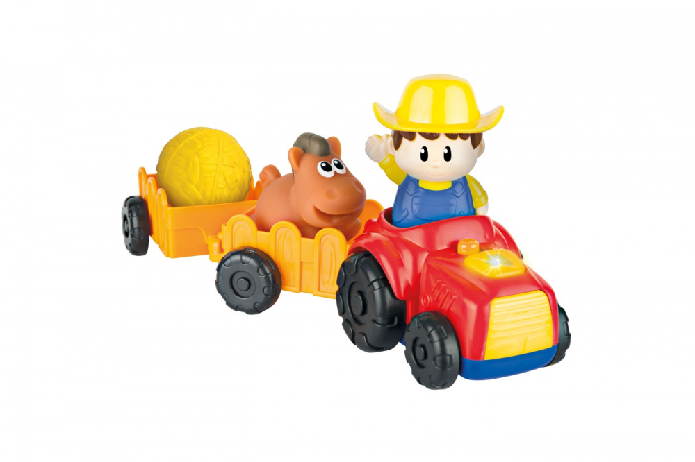 WINFUN TRACTORAS CU REMORCA SI FIGURINA FERMIER [2]