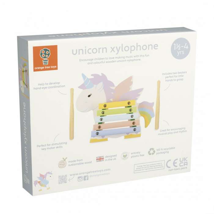 Xilofon Unicorn, Orange Tree Toys [3]