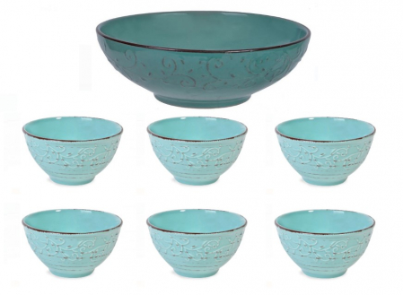 Articole Bucatarie - Set 7 piese servire salata