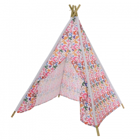 Corturi, cutii depozitare si textile pentru copii - Cort pliabil pentru copii, Multicolor, Design Fluturi